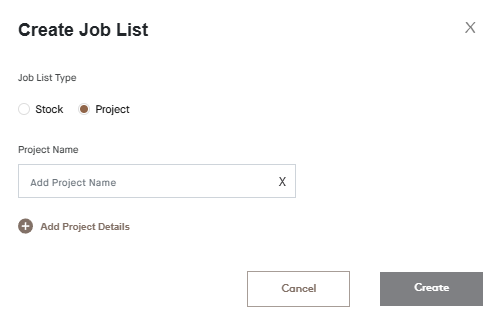 How do I create a Job List?