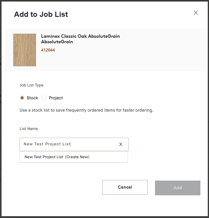 How do I create a Job List?
