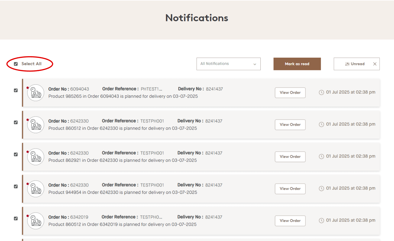 How do I clear out my notifications?